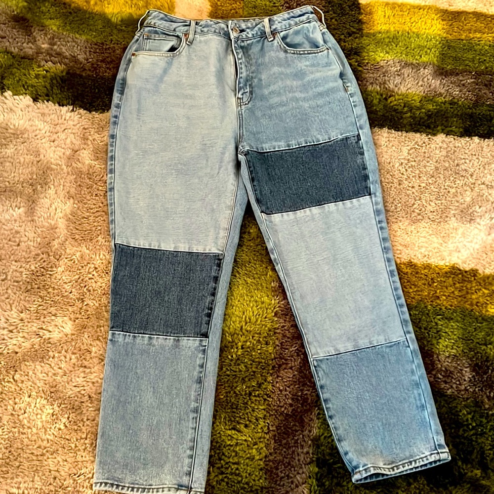 Pacsun Patchwork Mom Jeans